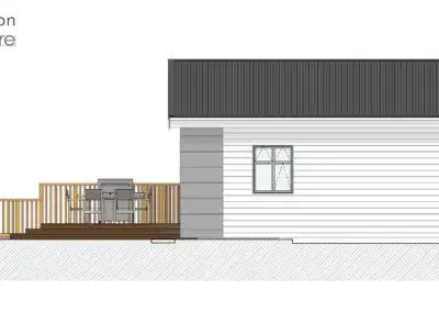 Valley Home South Elevation