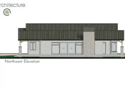 Lake Ferry Home Northwest Elevation