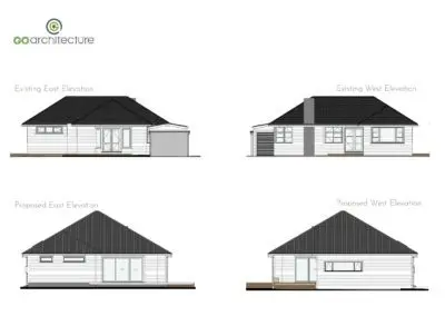 East & West Elevations