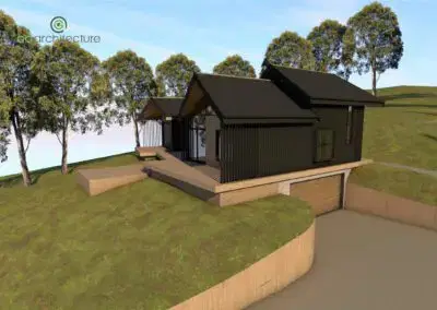 Exterior front & garage