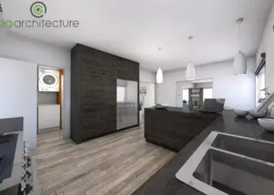 Kitchen to lounge