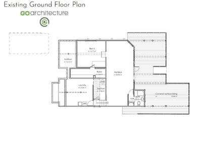 Haitaitai Renovation existing Ground Floor Plan